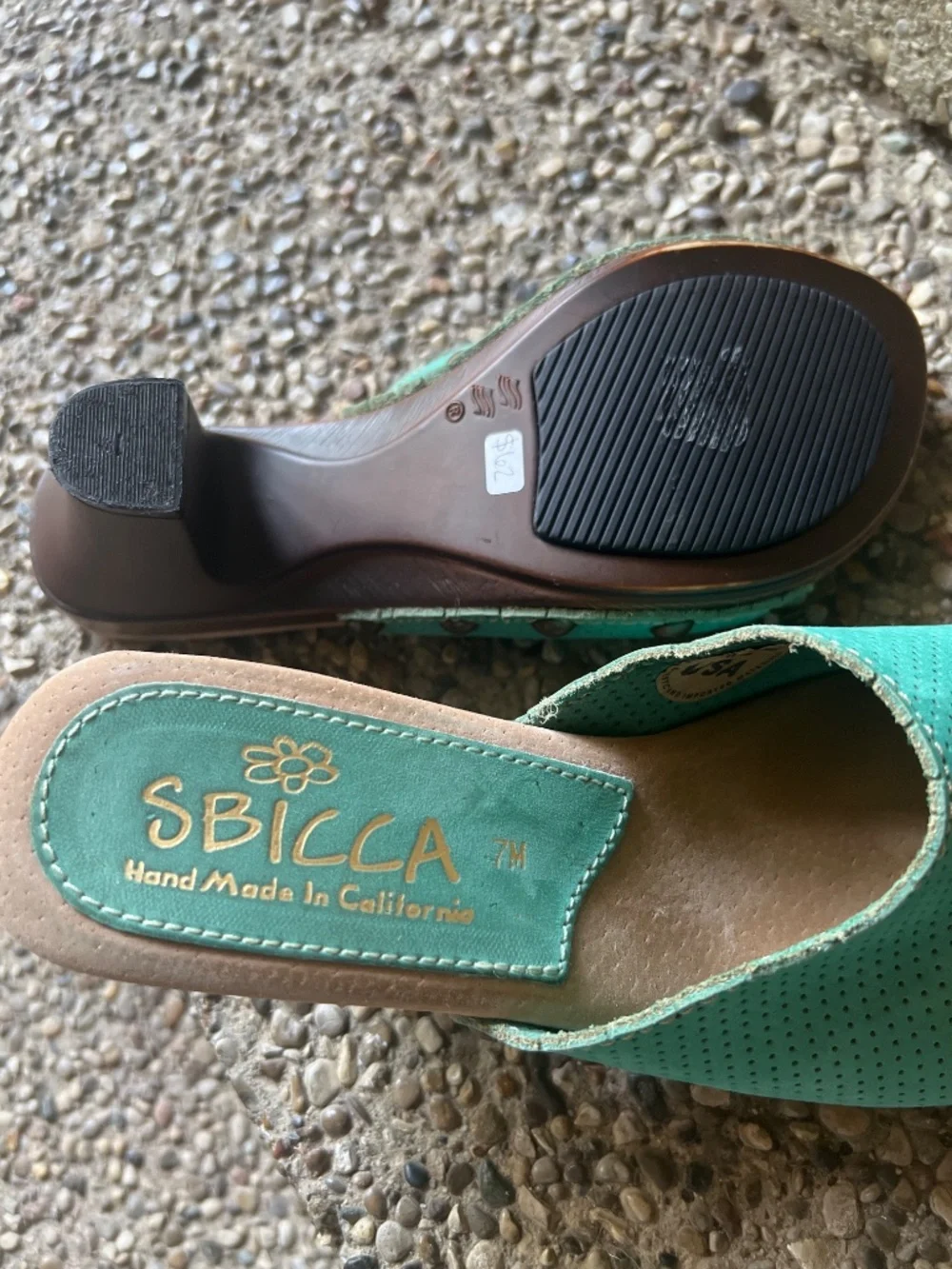 Leather platform